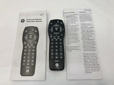 ge universal remote jc024 manual